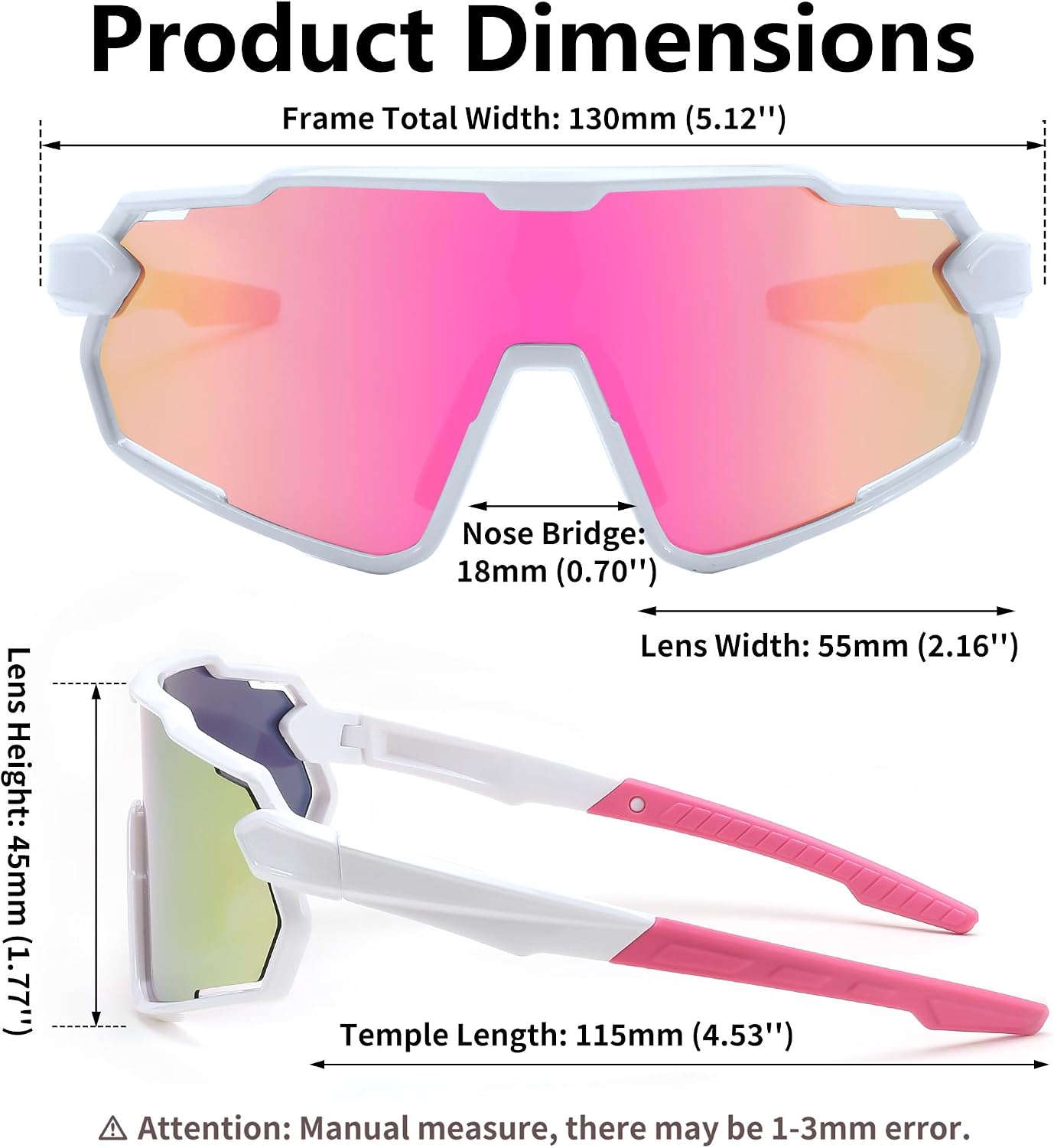 商品图片 12 | B0D6XZ67Q2 | FEISEDY Kids Teens Baseball Polarized Sunglasses Lightweight Frame UV400 Sports Cycling Shades for Boys Girls B0190