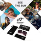 商品图片 18 | B09SDC5BD5 | FEISEDY Sunglasses Mens Women Vintage Pilot Square Trendy Metal Steampunk Fishing Driving Sun Glasses B2894