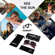 ÉÌƷͼƬ 18 | B09SDC5BD5 | FEISEDY Sunglasses Mens Women Vintage Pilot Square Trendy Metal Steampunk Fishing Driving Sun Glasses B2894