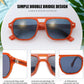 商品图片 20 | B0DSH2BVX5 | FEISEDY Polarized Aviator Sunglasses Men Women, Retro 70s Style Design - UV400 Protection, Driving & Daily Wear B0203