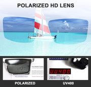ÉÌƷͼƬ 13 | B08NWWZK7V | FEISEDY Polarized Sunglasses Rectangular Metal Ultra Lightweight Men's Sunglasses B2704