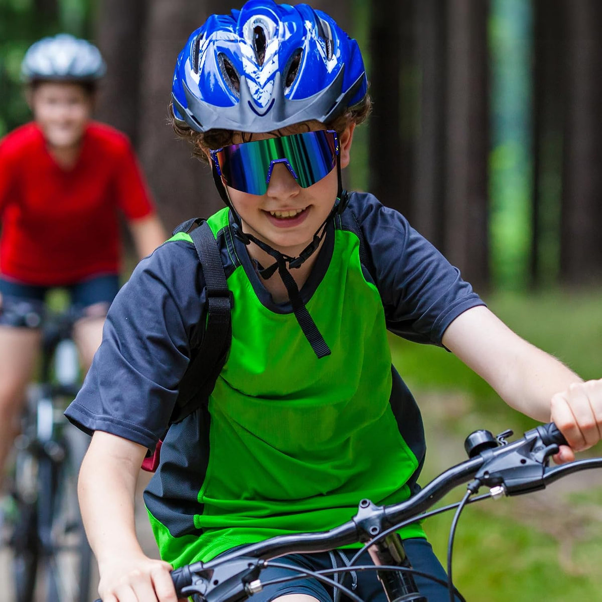 ÉÌƷͼƬ 17 | B0CCJ9N8C5 | FEISEDY Kids Sports Sunglasses UV400 for Youth, Ages 8-16 B0048