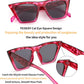 商品图片 36 | B0C5378735 | FEISEDY Vintage Square Cat Eye Sunglasses Women Trendy Cateye Sunglasses B2473