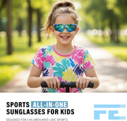 ÉÌƷͼƬ 150 | B07JZ18KMZ | FEISEDY Kids Polarized Sports Sunglasses, TR90 UV400 Baseball Cycling