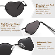 ÉÌƷͼƬ 16 | B0CGZFPWJZ | FEISEDY Polarized Heart Sunglasses for Women Men, UV400 Protection B2851