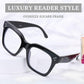商品图片 5 | B08ZMQ47KD | FEISEDY Blue Light Blocking Reading Glasses Oversized Readers Designer Luxury Square Eyewear Frame B2695FR