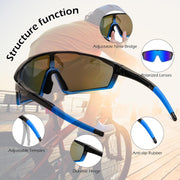 ÉÌƷͼƬ 18 | B0DFLMHFF6 | FEISEDY Kids Teens Baseball Polarized Sunglasses Lightweight TR90 Frame UV400 Sports Cycling Shades for Boys Girls B0186