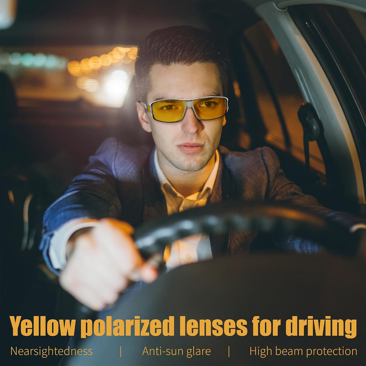ÉÌƷͼƬ 36 | B089YRDYMP | FEISEDY Polarized Fit Over Glasses Sunglasses Men Women Wrap Around B2593