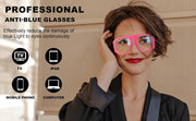 ÉÌƷͼƬ 10 | B0BP7FJ44H | FEISEDY Oversized Blue Light Blocking Glasses Women Men Big Plastic Aviator Frame Eyewear Clear Lens Computer Glasses B2371