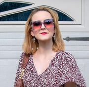 商品图片 2 | B0DP288XTV | Sunglasses Womens Trendy, Oversized Square Shades, Pearl Inlay Cat Eye Frame B2625