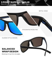 ÉÌƷͼƬ 11 | B0F8J2TQSK | FEISEDY Polarized Sunglasses for Men and Women Lightweight Frame Sun Glasses with UV400 Protection for Driving Fishing B0301