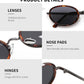 商品图片 40 | B0H2XM1HNJ | FEISEDY 90s Retro Oval Cat Eye Sunglasses UV400 Small Face B0450