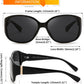 商品图片 5 | B0H4R52F3D | FEISEDY Women's Polarized Sunglasses Wrap Around Vintage Fashion Sunnies UV400 Protection B0394