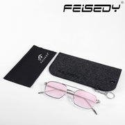 ÉÌƷͼƬ 38 | B09GKB6G1G | FEISEDY Fashion Square Aviator Sunglasses Women Men Trendy Retro Metal Frame Sun Glasses Candy Color Lens B1036