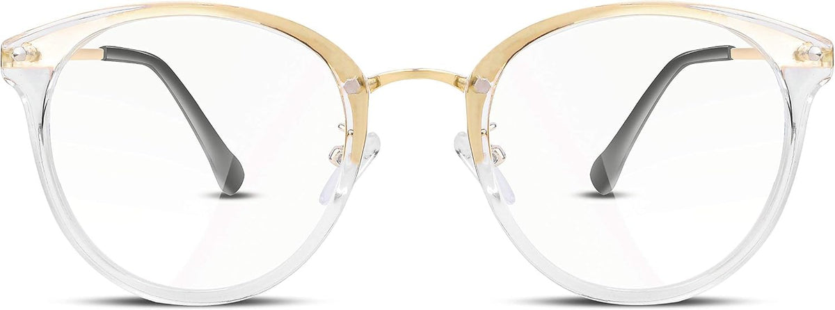 商品图片 8 | B07D1YJSTB | FEISEDY Women Vintage Glasses Frames Round Eyewear Clear Lens B2260