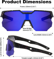 ÉÌƷͼƬ 18 | B0DPX8G9RG | FEISEDY Polarized Sports Sunglasses for Men and Women,UV400 Baseball Sunglasses Youth Cycling Softball Goggles B0206