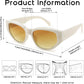 商品图片 7 | B0BZ8DL6L8 | FEISEDY Sunglasses Womens, Retro Cat Eye Sunglasses, Fashion Vintage Cute Stylish UV400 Sunnies B2365