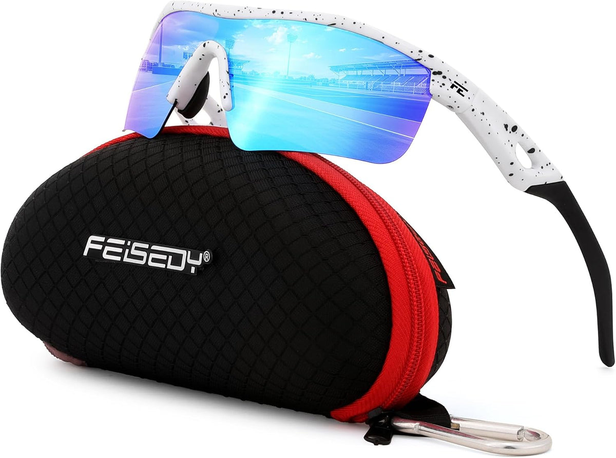 ÉÌƷͼƬ 70 | B07JZ18KMZ | FEISEDY Kids Polarized Sports Sunglasses, TR90 UV400 Baseball Cycling