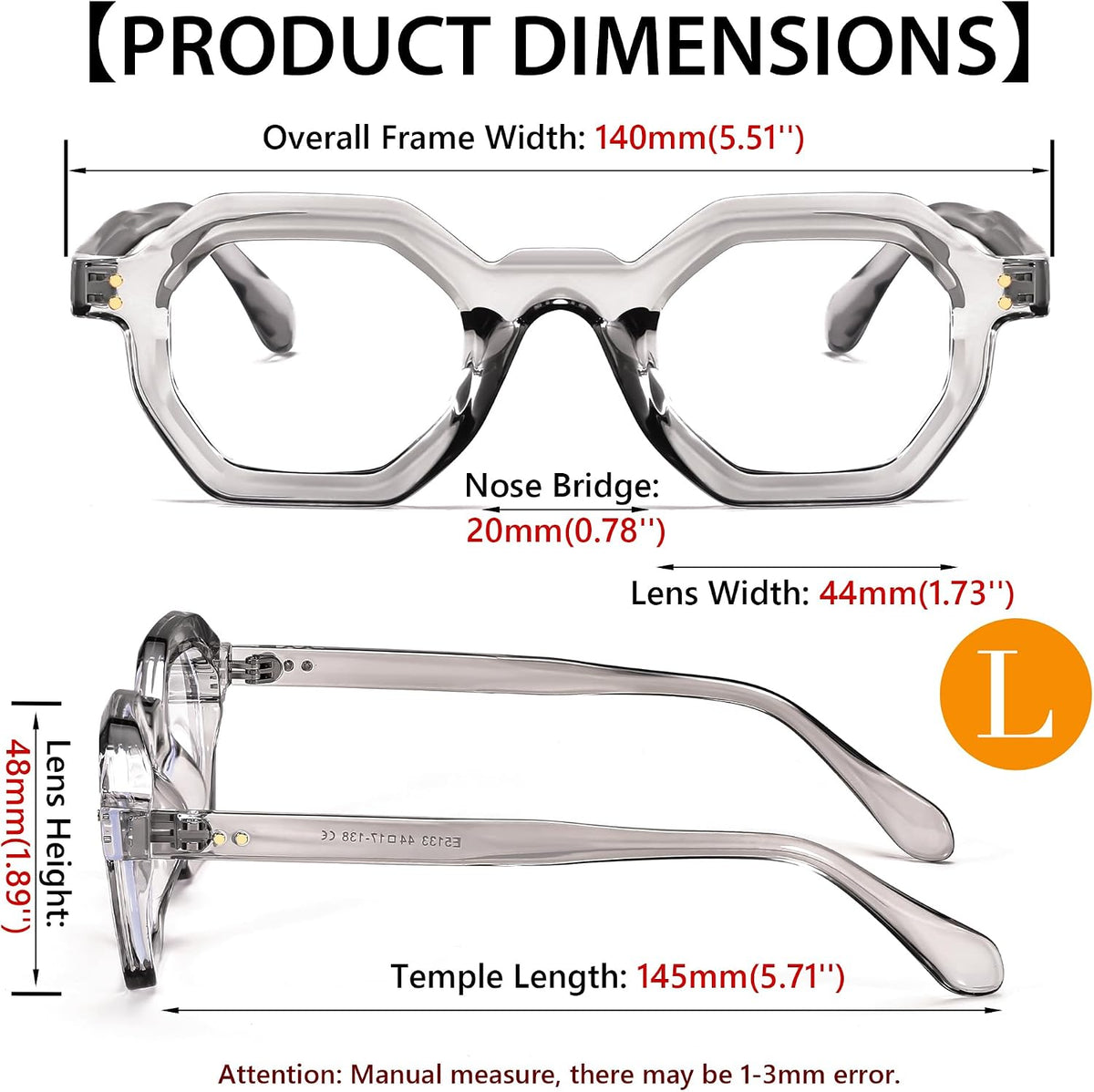 ÉÌƷͼƬ 14 | B0CSSL3RWH | FEISEDY Retro Octagon Blue Light Glasses for Women Men Vintage Polygon Anti Glare Eyeglasses B0102