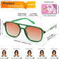 商品图片 62 | B0H2V9BFS5 | FEISEDY Retro Polarized Aviator Square Sunglasses for Women Men UV400 B0357