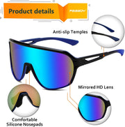 ÉÌƷͼƬ 29 | B0D5D4T92Q | FEISEDY Sports Sunglasses for Men and Women,Oversized One Piece Reflective Lens Cycling Sunglasses B0178