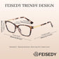商品图片 32 | B0FZT81LLR | FEISEDY Blue Light Glasses for Women Men TR90 Computer Phone Gaming B0370 | Blue Light Blocking Glasses, Anti Eyestrain and Glare, Soft Comfortable Fit with Spring Hinges