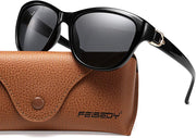 ÉÌƷͼƬ 28 | B07NXZ3WVF | FEISEDY Women Vintage Polarized Sunglasses Lady Elegant Cateye Sun Glasses B2476
