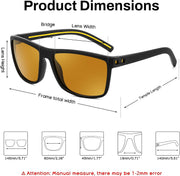 ÉÌƷͼƬ 23 | B0F8J2TQSK | FEISEDY Polarized Sunglasses for Men and Women Lightweight Frame Sun Glasses with UV400 Protection for Driving Fishing B0301