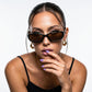 商品图片 9 | B0GLGJQXJW | FEISEDY Y2K Bug Eye Cat Eye Oval Sunglasses for Women Men B0407 | Ultra-lightweight, UV400 protection, Versatile & Chic, Petite faces