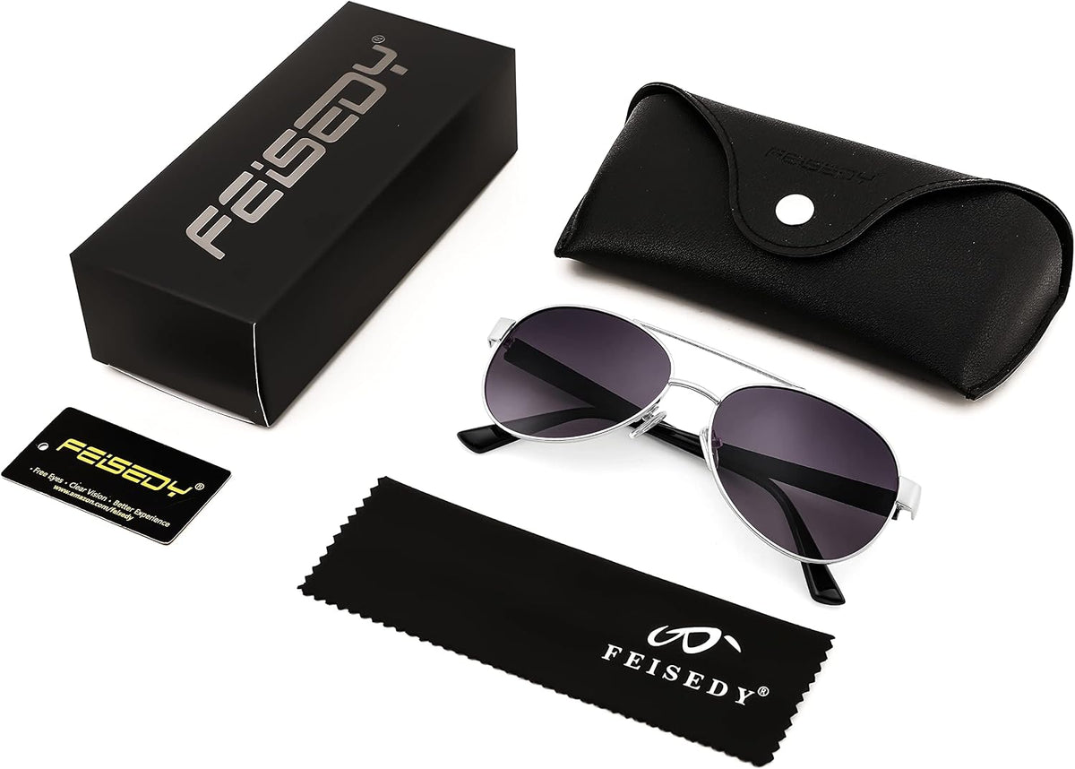 ÉÌƷͼƬ 21 | B0BXXC6Y74 | FEISEDY Classic Aviator Sunglasses for Women Pilot Polarized Sunglasses Men UV400 Protection for Driving Fishing Golf B4109