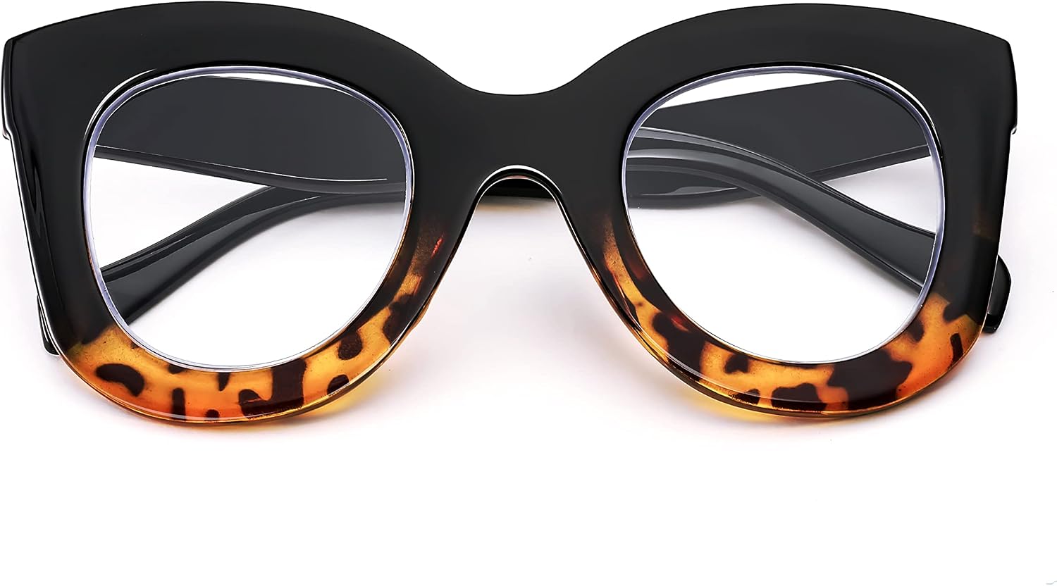Black-leopard Frame / 3.0 x | B0BGPHPP8S | FEISEDY Retro Oversized Blue Light Blocking Reading Glasses Thick Frame Anti Glare Digital Eyestrain Readers B2980