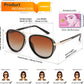 商品图片 17 | B0FPQ6L6K1 | FEISEDY Retro Polarized Aviator Sunglasses for Women Men B0259