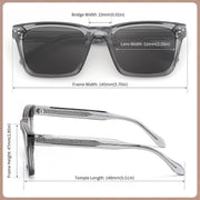 ÉÌƷͼƬ 14 | B0FHD6DJB5 | FEISEDY Trendy Square Polarized Sunglasses For Men Women Thick Frame B0294