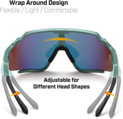 ÉÌƷͼƬ 37 | B0CTQ1VCY3 | FEISEDY Polarized Sports Sunglasses for Men Women, Baseball Cycling Fishing Sunglasses UV400 Protection B0134