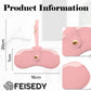 商品图片 23 | B0FMY27LR3 | FEISEDY Sunglass Case, 2Pcs Soft Leather Eyeglass Cases for Women | Slim Portable Glasses Holder, with Button-Closure Wrist Strap for Travel & Outdoor B0308