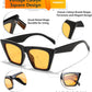 商品图片 143 | B0C5378735 | FEISEDY Vintage Square Cat Eye Sunglasses Women Trendy Cateye Sunglasses B2473