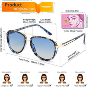 ÉÌƷͼƬ 35 | B0FPQ6L6K1 | FEISEDY Retro Polarized Aviator Sunglasses for Women Men B0259