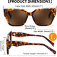 商品图片 6 | B0CWH35L5W | FEISEDY Square Fashion Sunglasses for Men Women Trendy Chunky Rectangle Sun Glasses Designer Style Shades B0107