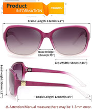 ÉÌƷͼƬ 21 | B0FZKDK786 | FEISEDY Polarized Sunglasses for Women Classic Vintage UV400 Shade