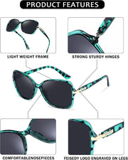ÉÌƷͼƬ 51 | B09KC567VY | FEISEDY Womens Polarized Sunglasses UV400 Anti Glare Fashion Shades