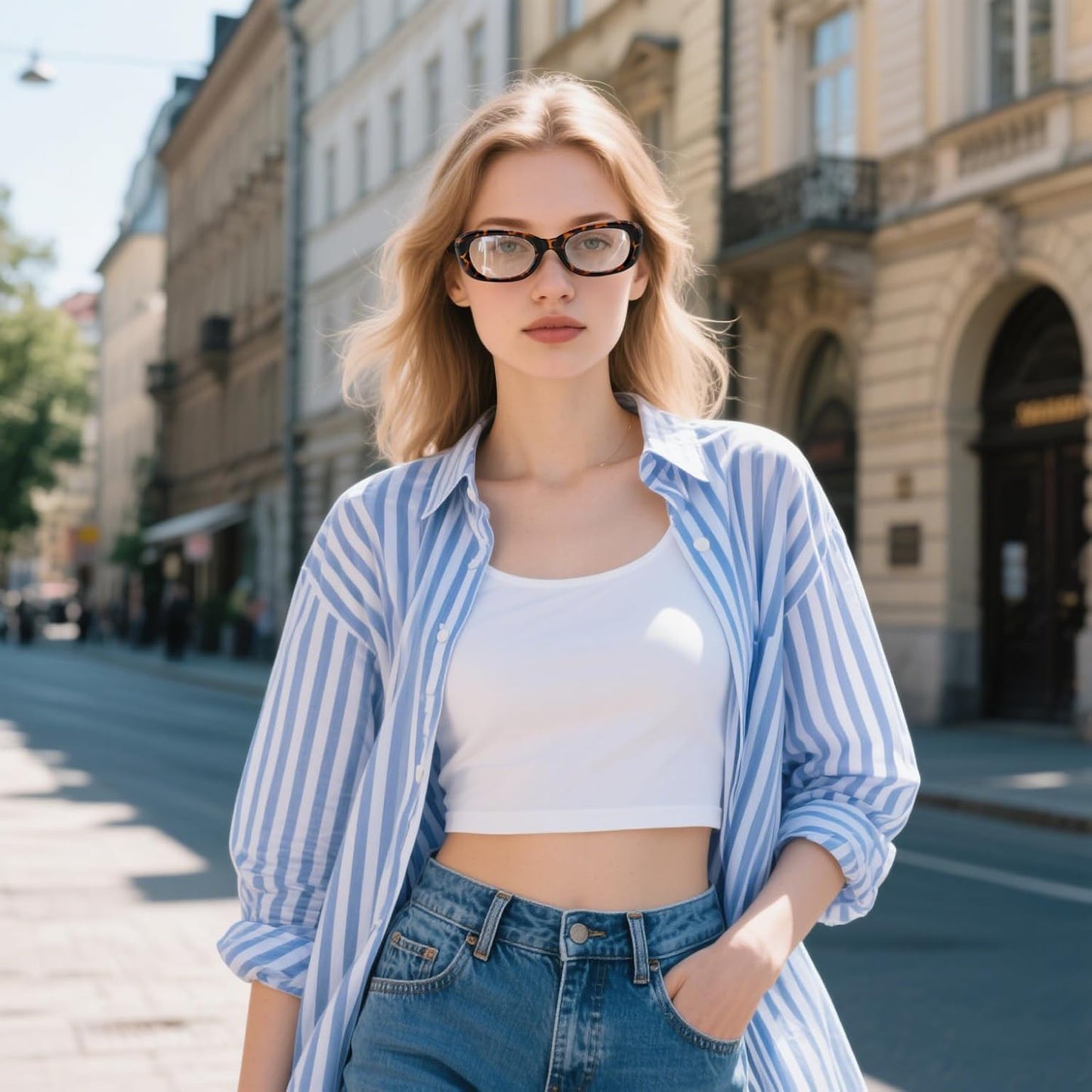 商品图片 21 | B0DD6M5F2B | FEISEDY Retro Oval Blue Light Blocking Glasses for Women Nerd Fake Glasses Y2k Small Eyewear Frame B0229