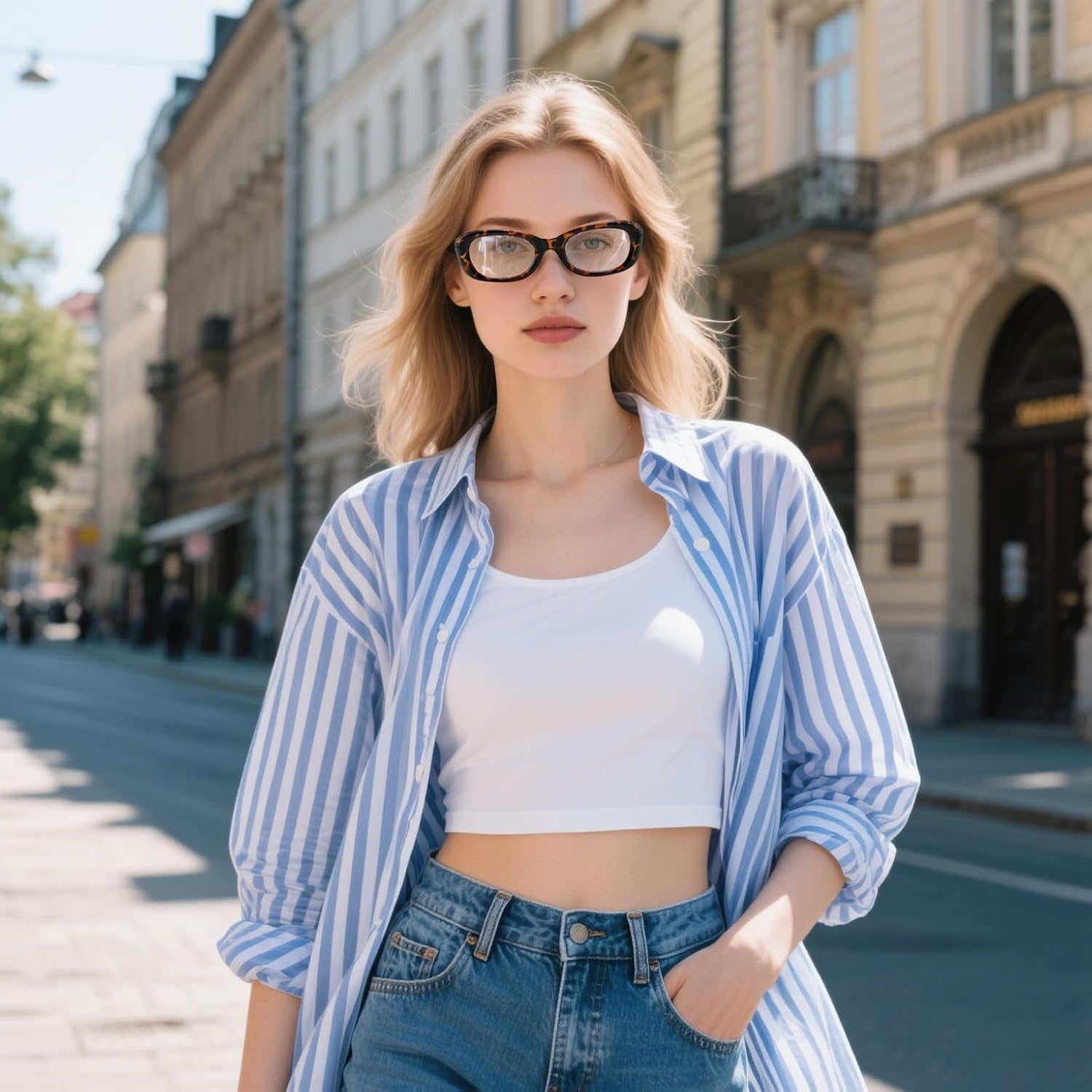 商品图片 21 | B0DD6M5F2B | FEISEDY Retro Oval Blue Light Blocking Glasses for Women Nerd Fake Glasses Y2k Small Eyewear Frame B0229