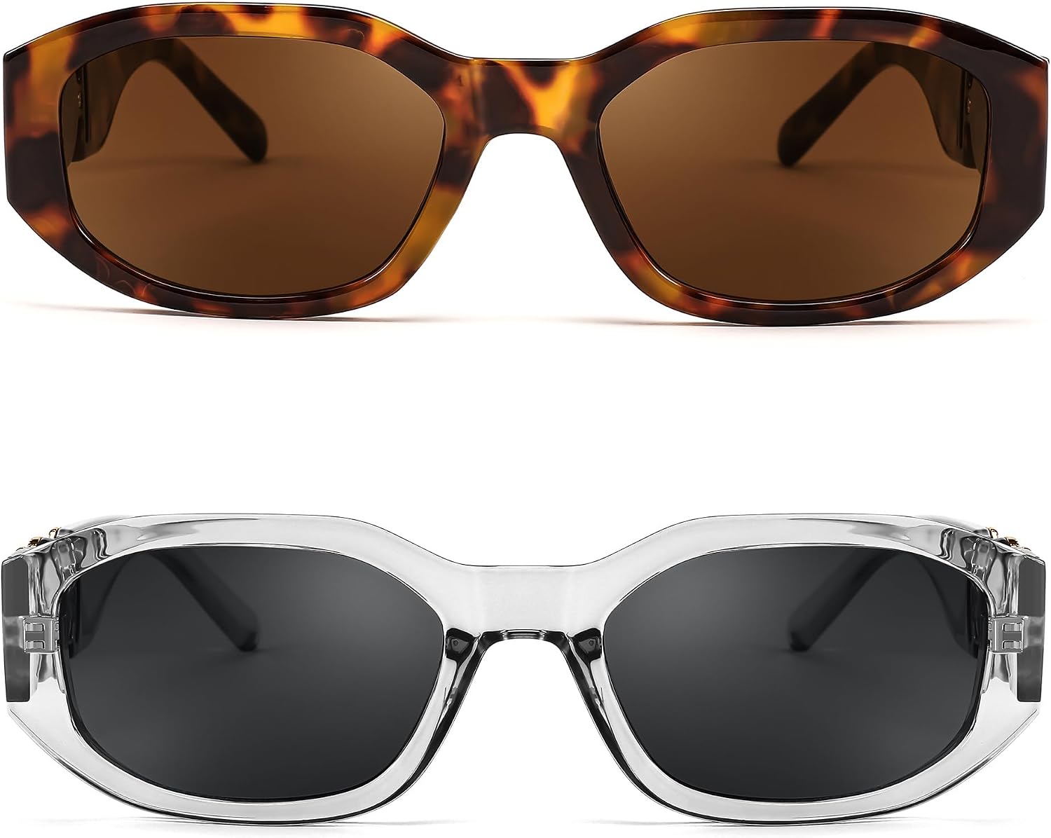 商品图片 86 | B0B5V7T75J | FEISEDY Retro Trendy Rectangle Sunglasses Women Men Narrow Shades B2322