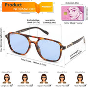 ÉÌƷͼƬ 48 | B0H2V9BFS5 | FEISEDY Retro Polarized Aviator Square Sunglasses for Women Men UV400 B0357