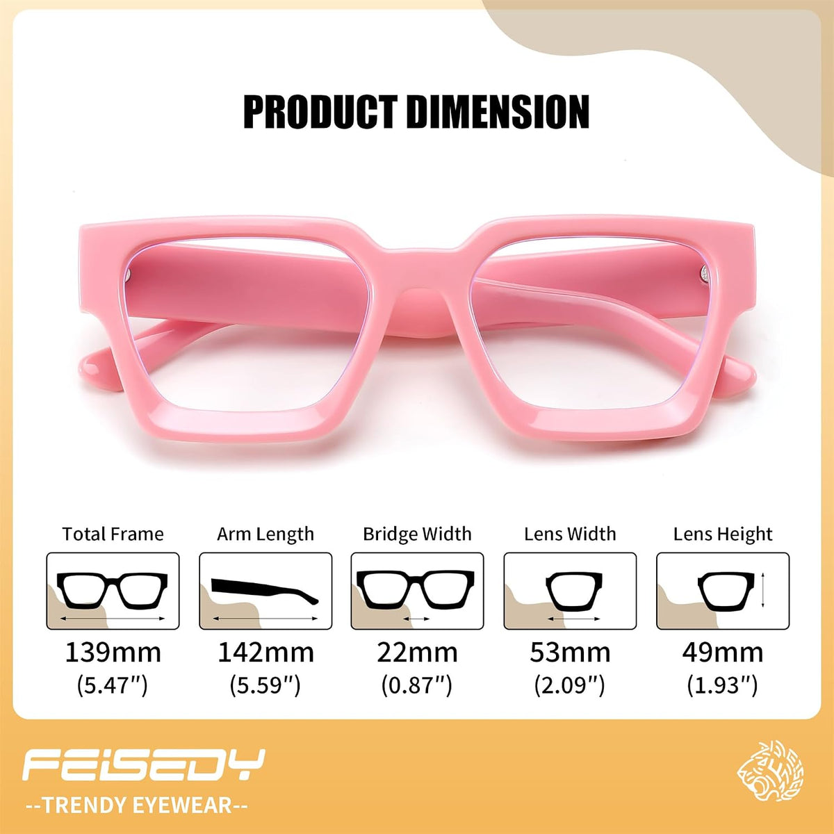 ÉÌƷͼƬ 24 | B0DXDYMMPM | FEISEDY Retro Blue Light Blocking Glasses for Women Men 90s Classic Rectangle Frame Thick Chic Computer Eyeglasses B2383R
