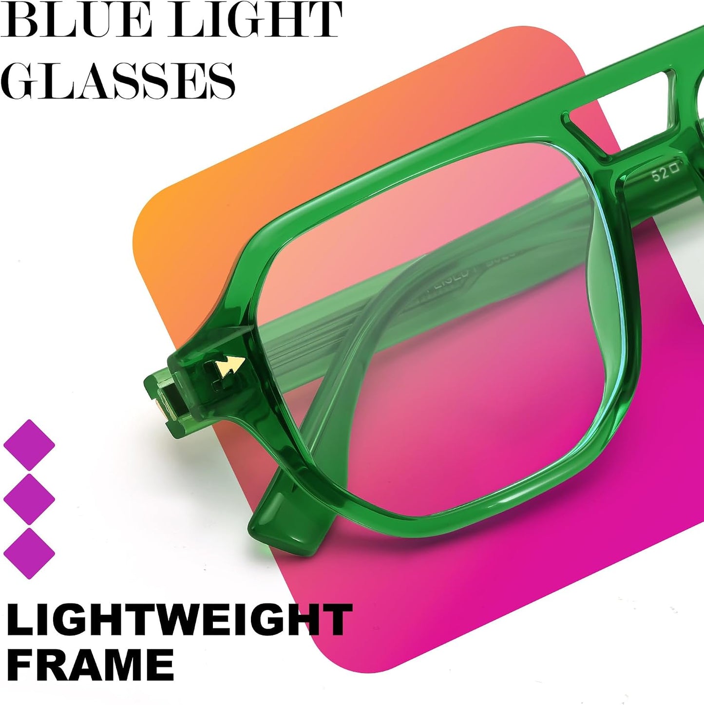 商品图片 23 | B0FHKFDMDZ | FEISEDY Aviator Blue Light Glasses for Men Women, Retro 70s Style Design TR90 Anti Glare Digital Eyestrain & Daily Wear B0284