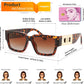 商品图片 16 | B0GD5FWDBC | FEISEDY Retro Trendy Rectangle Polarized Sunglasses for Women Men,Classic Narrow Square Sun Glasses B0314