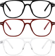 ÉÌƷͼƬ 40 | B0CY2LFJP7 | FEISEDY Blue Light Blocking Glasses Women Men Square Computer Lightweight Pilot Glasses Anti Eyestrain & UV Glare B0141