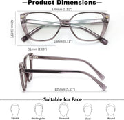 ÉÌƷͼƬ 14 | B0CTQL71PM | FEISEDY Cat Eye Blue Light Glasses for Women Anti Glare Eyestrain Computer Game Glasse B0123