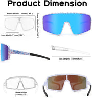 ÉÌƷͼƬ 55 | B0C785JPH3 | FEISEDY Sports Sunglasses, Polarized Oversized Shield for Women Men Youth, Baseball Cycling Running Outdoor Visor B2988